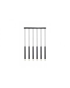 Rabalux Visilica Ramira G9 6x MAX 5W crna (72362) - RAS003213A00000