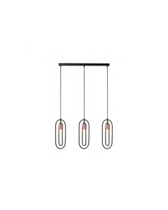 Rabalux Visilica Rovier E27 3x MAX 40W mat crno (72264) - RAS002945A00000