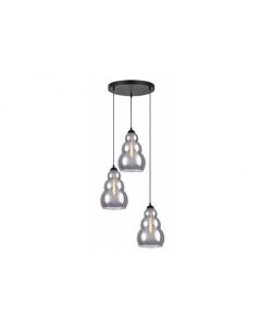 Rabalux Visilica Salvatore E27 3x MAX 40W crna (72213) - RAS002879A00000