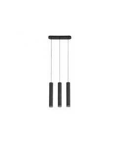 Rabalux Visilica Senobia GU10 3X MAX 5W crna (73037) - RAS002720A00000