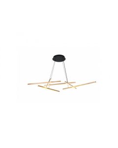 Rabalux Visilica Severine LED 40W crno zlato (72369) - RAS003220A00000