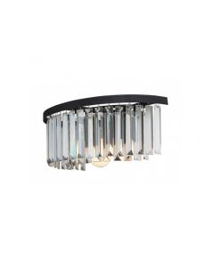 Rabalux Zidna lampa Eloisa E27 1x MAX 25W crna (71092) - RAS002646A00000