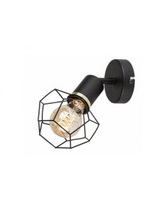 Rabalux Zidna lampa Fran E27 1x MAX 40W mat crno (71065) - RAS002637A00000