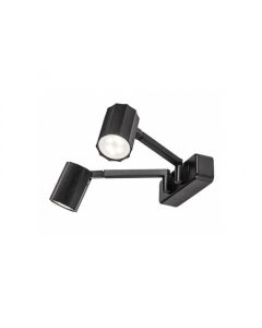 Rabalux Zidna lampa Karter GU10 2X MAX 5W mat crno (73028) - RAS002571A00000