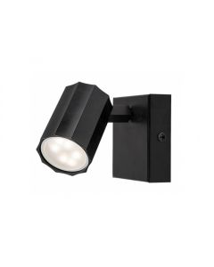 Rabalux Zidna lampa Rogelio GU10 1X MAX 5W mat crno (73023) - RAS002731A00000