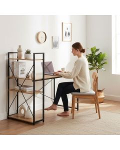 MODERNHOME Radni sto 120x60 cm sa policama light style