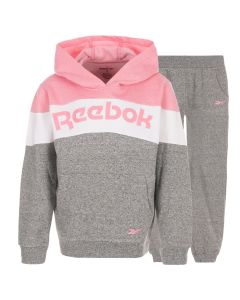 REEBOK komplet trenerka za velike devojčice, siva roze - B4359RG7