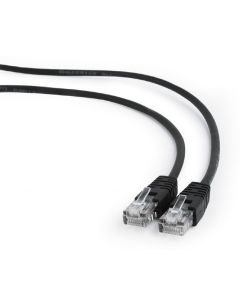GEMBIRD Patch Cable, U/UTP Cat.5e, Black, 2m