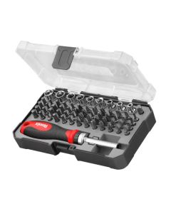 RONIX Univerzalni SET odvijača sa nastavcima 64-delni Cr-V RH-2716 PLC - RH-2716RX