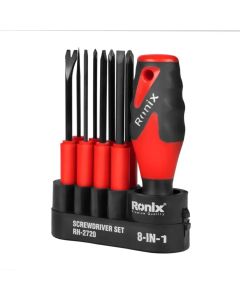 RONIX Univerzalni SET odvijača sa nastavcima 8-delni Cr-V RH-2720 PLC - RH-2720RX