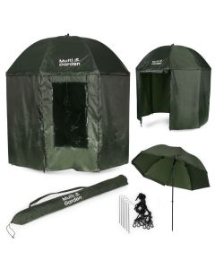MULTIGARDEN Ribolovački suncobran podesive visine sa potpunim pokrivačem,