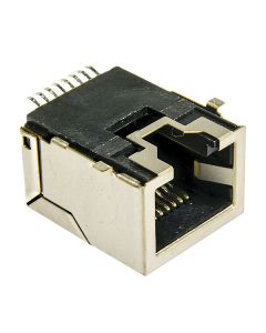 OEM Utičnica RJ45 w/oLED w/Shield TD SMD w/I T&R (5mm) - RJ45-009