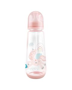 ELFI Flašica plastična- super clear FANTASY, 250 ml - RK02-roze