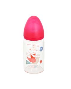 ELFI Flašica staklena - Borosilikat USPAVANA ŠUMA, 120 ml - RK11-crvena