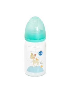 ELFI Flašica staklena - Borosilikat USPAVANA ŠUMA, 120 ml - RK11-plava