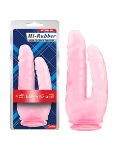 Roze dildo za duplu penetraciju 25cm - CN-711921806
