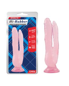 Roze dildo za duplu penetraciju - CN-711916426