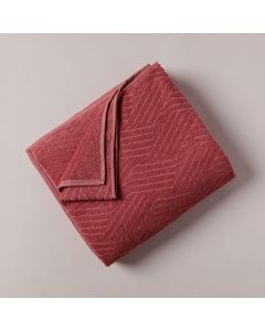 Frotir prekrivač Talas 200x200 cm roze - 51-ROZET