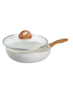 FG HAUS Keramički wok tiganj sa poklopcem 28cm BR947
