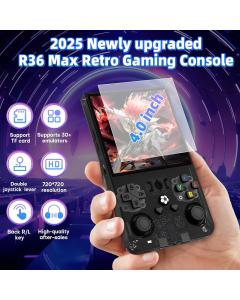 Ručna konzola GAME MASTER R36 Max 64GB transparent crna - 616387