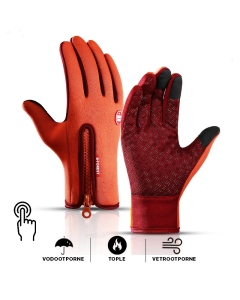 Rukavice za touch screen Forest narandzaste L - 211184