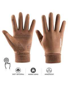 Rukavice za touch screen Sport braon - 210751