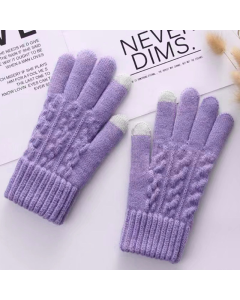 Rukavice za touch screen WINTER lavanda