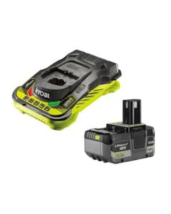 RYOBI Set, baterija 18V 6Ah + brzi punjač 5A RC18150-160X - RC18150-160X