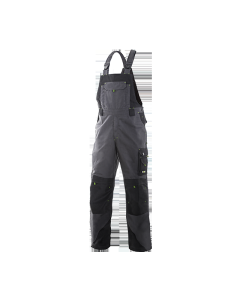 CANIS Radne pantalone sa tregerima Sirius Tristan, siva/zelena - 3487548