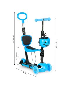 BBO Trotinet  5u1 Giga (S979C) - blue - S979CBLU