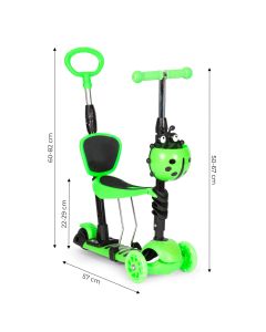 BBO Trotinet 5u1 Giga (S979C)  - green - S979CGRE