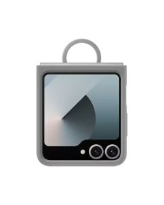 SAMSUNG Silikonska maska sa prstenom za Z Flip 6, siva