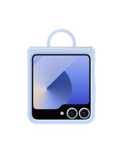 SAMSUNG Silikonska futrola sa prstenom za Z Flip 6, plava - 1301307