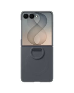 SAMSUNG Silikonska futrola sa prstenom, EF-EF776-CBE, za Z Flip8, crna