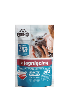 FRENDI Vlažna hrana za mačke Jagnjetina 100g - 3012800