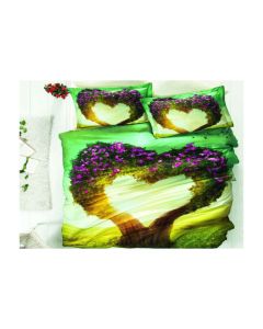 VIKTORIJA Posteljina 3D saten francuski ležaj D1 - VLK000640-D1