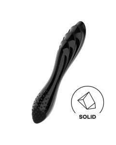 SATISFYER Dazzling Crystal Glass Dildo Black 1 - 4045924