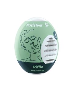 SATISFYER Masturbator Egg riffle - 4010007
