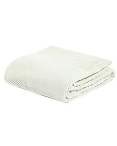 DEKOR DOM Frotir prekrivač ZIG ZAG GRANDE 200x210 - IVORY