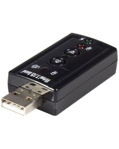 E-GREEN Zvučna karta USB virtual 7.1 PRO, crna - SBC00070