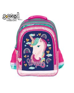 S-COOL Ranac anatomski Unicorn Dark Blue - SC1517