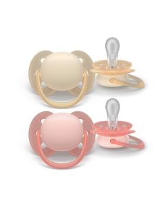 AVENT Set varalica Ultra soft 0-6m, koralna/žuta - SCF091-38