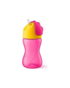 AVENT Magična šolja sa slamkom 300ml 12+ M  1998 - Pink - SCF798-02