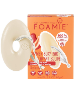 Foamie čvrsta kupka za tuširanje - papaja i ovseno mleko