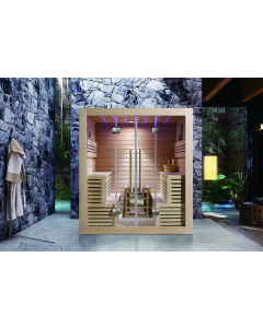 Nero Sauna soba kanadski Hemlock 1800x1500x1900mm