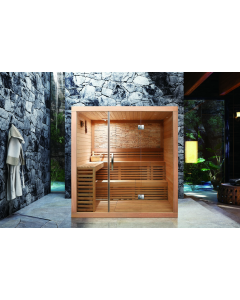 Nero Sauna soba kanadski Hemlock 1800x1500x2000mm