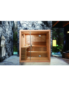 Nero Sauna soba kanadski Hemlock 2000x1800x2000mm
