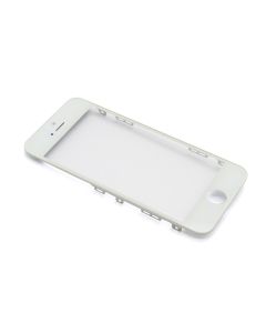 Staklo touch screen-a za Iphone 5S sa frejmom + OCA sticker white