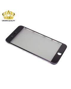 Staklo touch screen-a za Iphone 7 Plus + frame + OCA stiker + polaroid ORG (Crown Quality) black