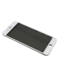 Staklo touch screen-a za Iphone 8 Plus + frame + OCA stiker + polaroid ORG (Crown Quality) white